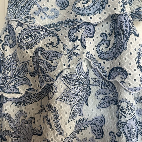 FARM Rio One Shoulder Eyelet Midi Dress - Picture 3 of 7